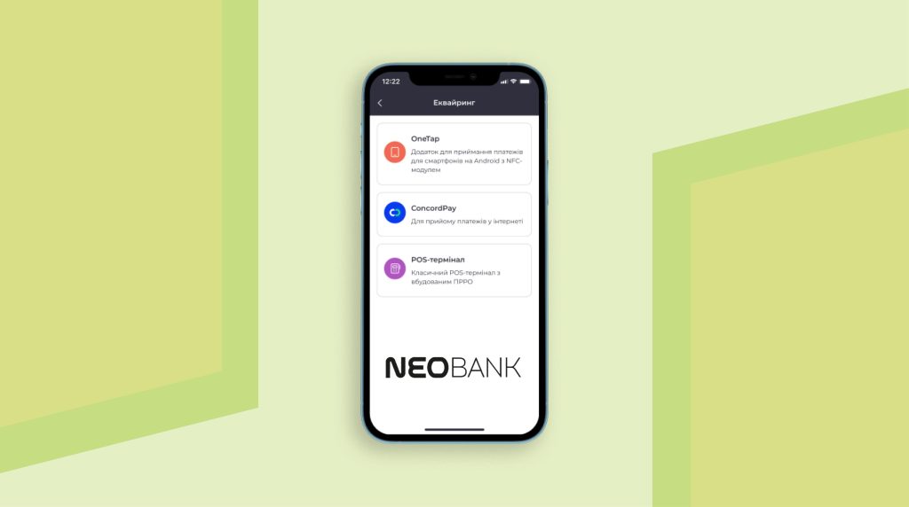 NEOBANK для бізнесу оновив додаток і пропонує ФОП 0% на еквайринг
