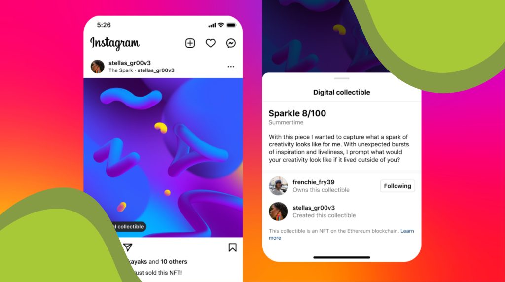 Instagram розширює підтримку NFT в 100 країнах