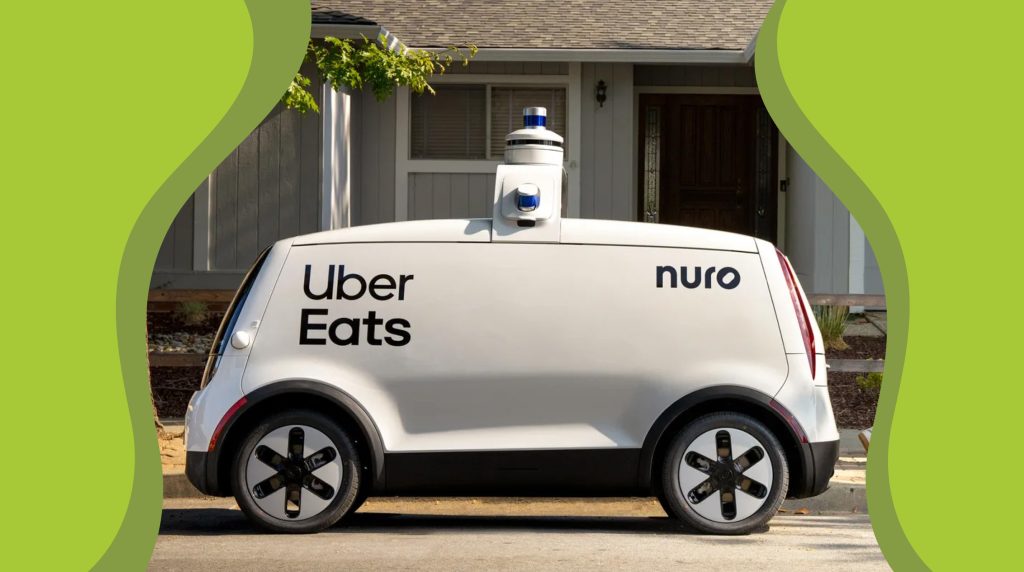 Uber Eats доставлятиме їжу за допомогою роботів-кур’єрів Nuro