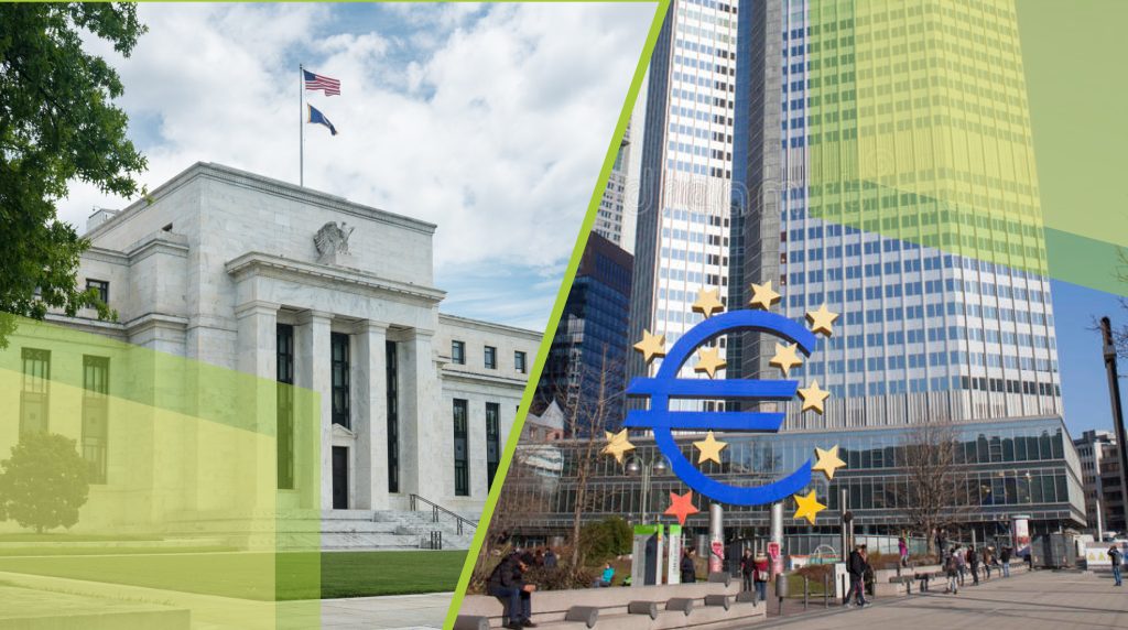 Центробанк ЄС підвищив ставки, а ФРС поставив їх на паузу